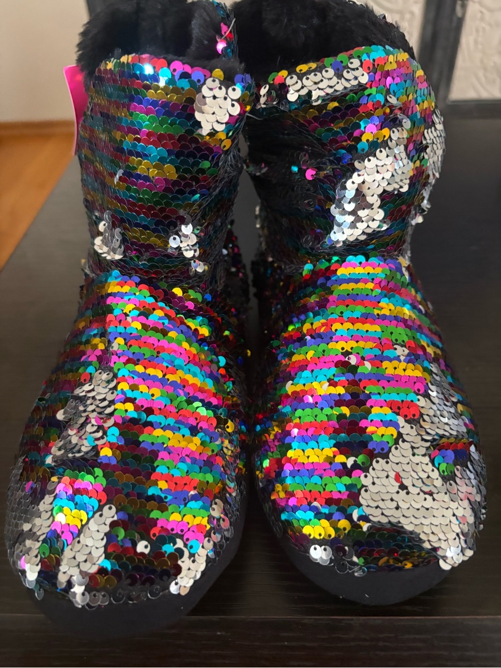 NEW Betsey Johnson Multicolor Sequin Women’s Slippers